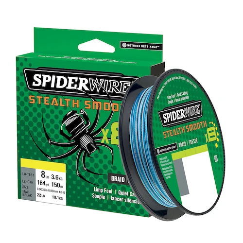Spiderwire Stealth Smooth 8 Blue Camo 150m 1 Spiderwire Stealth Smooth 8 Blue Camo 150m