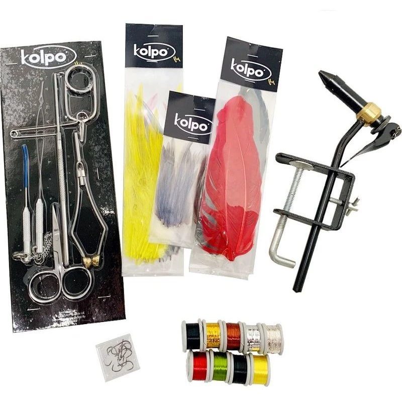Kolpo Fly Tying Kit Large (29 Onderdelen) 1 Kolpo Fly Tying Kit Large (29 Onderdelen)