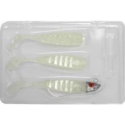 Yamashiro Gadida Soft Minnow (1 Offset Jighead, 3 Bodies)